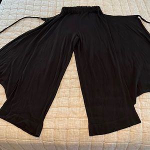 FP Beach wear. Bottom cover-up.  Wrap pants.  Black